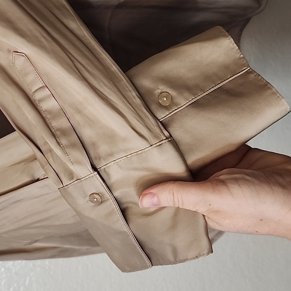 Old Navy Champagne Button Down Blouse - Picture 7 of 12